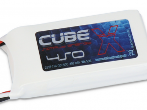 LiPo Akku, SLS, X-CUBE 450mAh 2S1P 7,4V 30C/60C