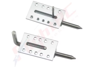 Kabinenhaubenverschluss, Metall, T-Ausführung, Bolzen=3mm, 26x16x8mm, 1 Stk.